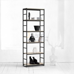 Мебель для персонала Стеллаж средний с гор.орг. METALFRAME OAK 2