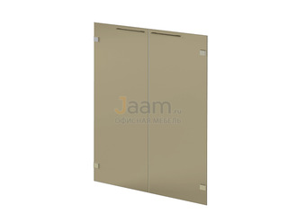 Мебель для персонала Двери низкие стеклянные N-016