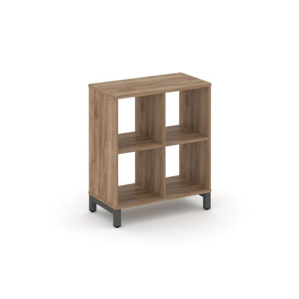 Каркас стеллажа 2 яруса SN.KS-220 (754х400х881) (Дуб Табак/Металл Антрацит)