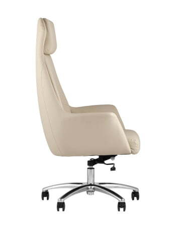 Кресло руководителя TopChairs Viking бежевое (Компьютерное кресло Viking бежевый)
