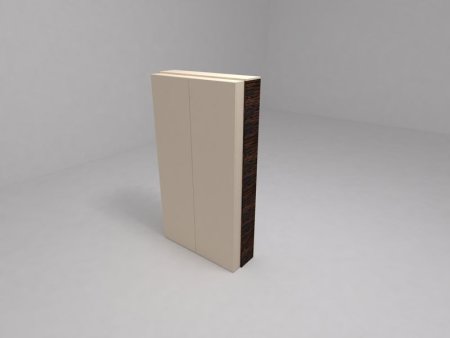 Декоративная боковая панель для шкафа Brix BR.00.56 2180x270x20 (Бежевый (акрил))