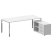 Стол для руководителя с тумбой правый БГ.СРТ-6.9 (R) 2100x1720x750
