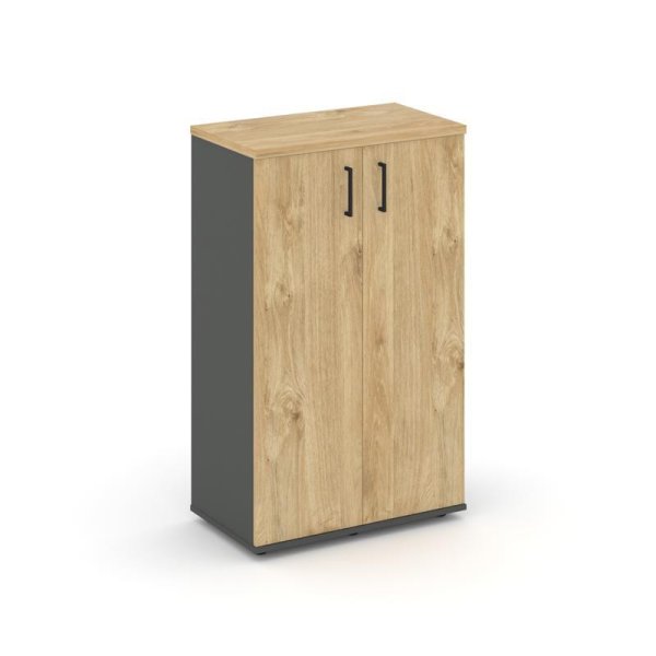 Тумба опорная/приставная SN.TOP-061 (600х400х1150) (Антрацит/Тиквуд Светлый)