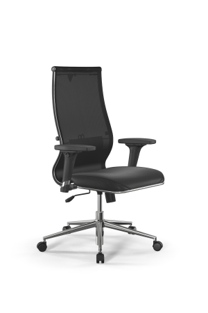Кресло для руководителя Метта Sit 10 B2-163D - T+Extra /Km00/Wm12/D02P(M09.B23.G18.W02) (Черный)