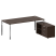 Стол для руководителя с тумбой правый БГ.СРТ-6.9 (R) 2100x1720x750