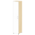 Шкаф для документов узкий со стеклом белым LT.SU-1.10 R (L) white