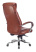 Кресло руководителя T-9924SL светло-коричневый Leather EiCHel кожа крестов. металл хром