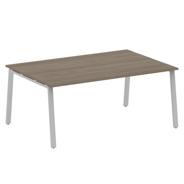 Стол для переговоров (1 столешница) на А-образном м/к Metal System Style БА.ПРГ-1.5 1800x1235x750 (Вяз/Серый металл)