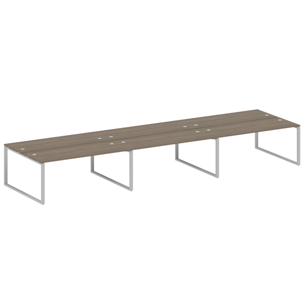 Рабочая станция Metal System Style БО.СМ-6.5 5400x1475x750 (Вяз/Серый металл)