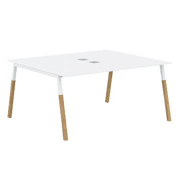Двухместная рабочая станция Forta FWST 1513 1580x733x1370