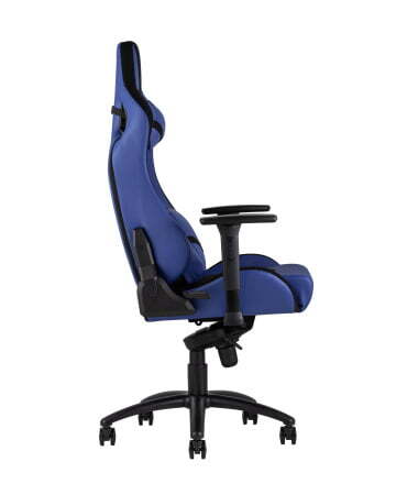 Кресло игровое TopChairs Racer Premium синее (Геймерское кресло Racer Premium синий)