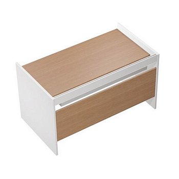 Стол письменный на опорах ДСП c ProSystem Profiquadro КВ 1203 БВ 1650x806x835