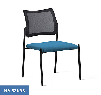 PINKO Mesh_black Кресло на 4-х опорах без подлокотников