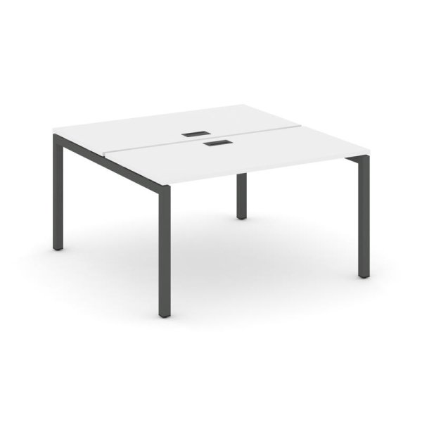 Рабочая станция 2-х сторонняя SN-5P.DRS-004 (1580х1232х750) (Белый/Металл Антрацит)
