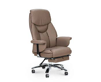 Парламент / (grey-brown) сталь + хром / серо коричневый экокожа
